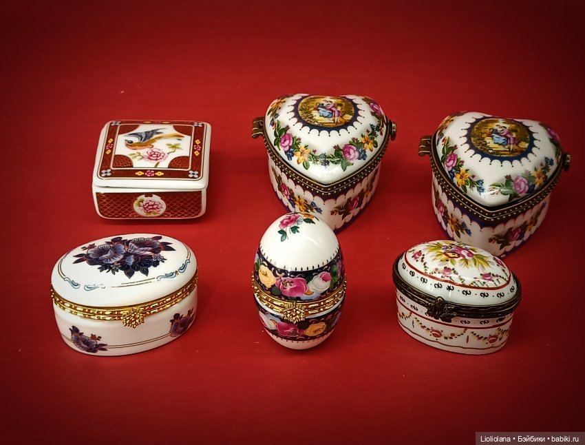 Шкатулка фарфоровая винтаж (фото 3)