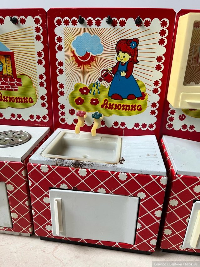 Кухня Анютка, игрушка СССР (фото 4)