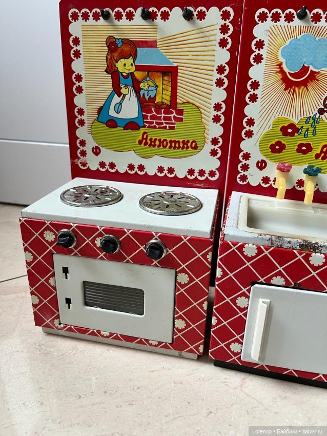 Кухня Анютка, игрушка СССР (фото 3)