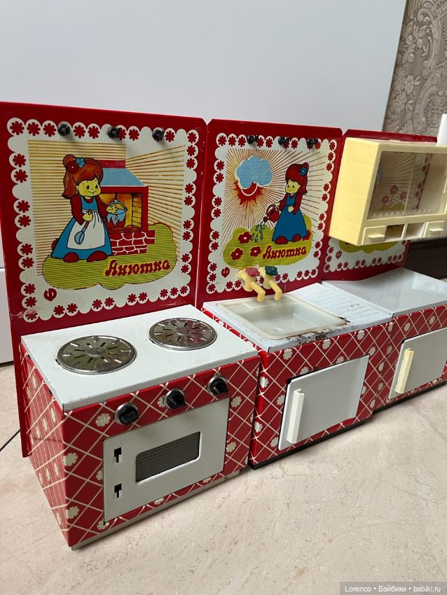 Кухня Анютка, игрушка СССР (фото 2)
