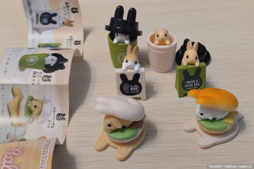 Разные сеты Гасяпон (Gashapon) миниатюра оригинал (фото 2)