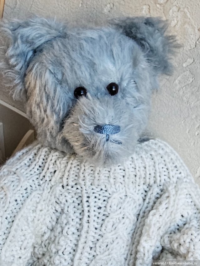 Мишка Old blu от Hildegard Gunzel и Gund Barton's Creek Collection (фото 8)