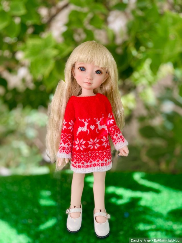 Yosd жаккардовое платье — Одежда для BJD (фото 5)