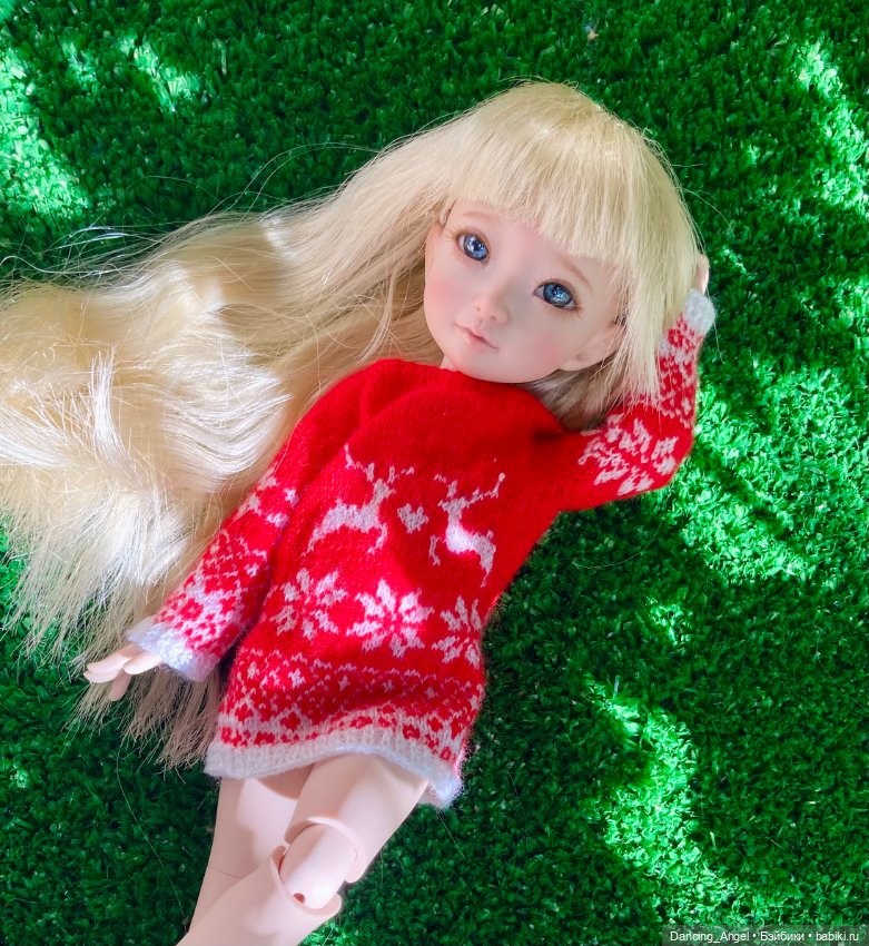 Yosd жаккардовое платье — Одежда для BJD (фото 3)