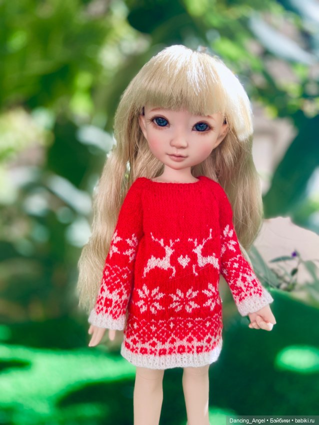 Yosd жаккардовое платье — Одежда для BJD