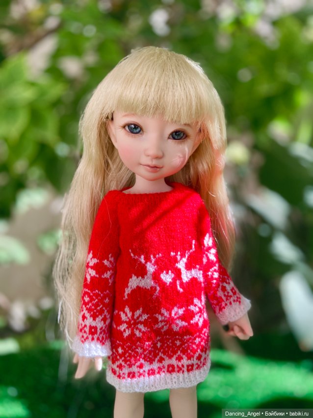 Yosd жаккардовое платье — Одежда для BJD (фото 2)