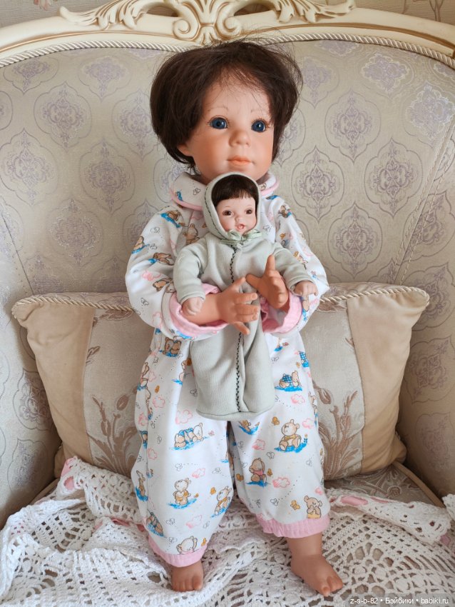 Авторская кукла по молду Лизон от Элизабет Линднер (фото 3)