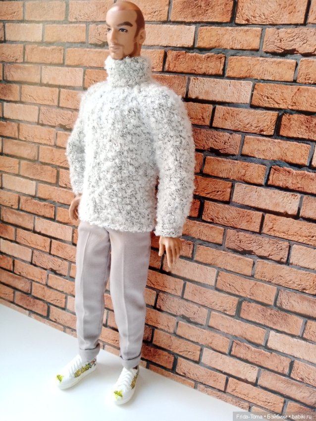 Одежда на Адониса Экшена Свитер джемпер для Адониса, Action бесшовный букле (фото 4)