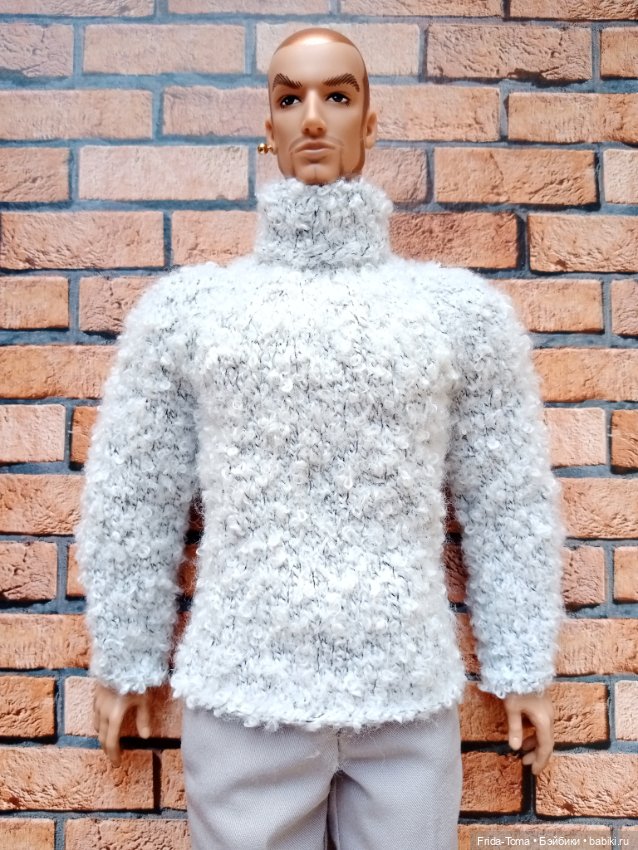 Одежда на Адониса Экшена Свитер джемпер для Адониса, Action бесшовный букле