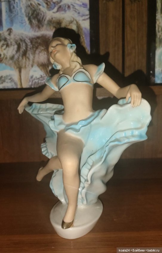 Статуэтка Германия Девушка. Балерина.Танцовщица (фото 4)