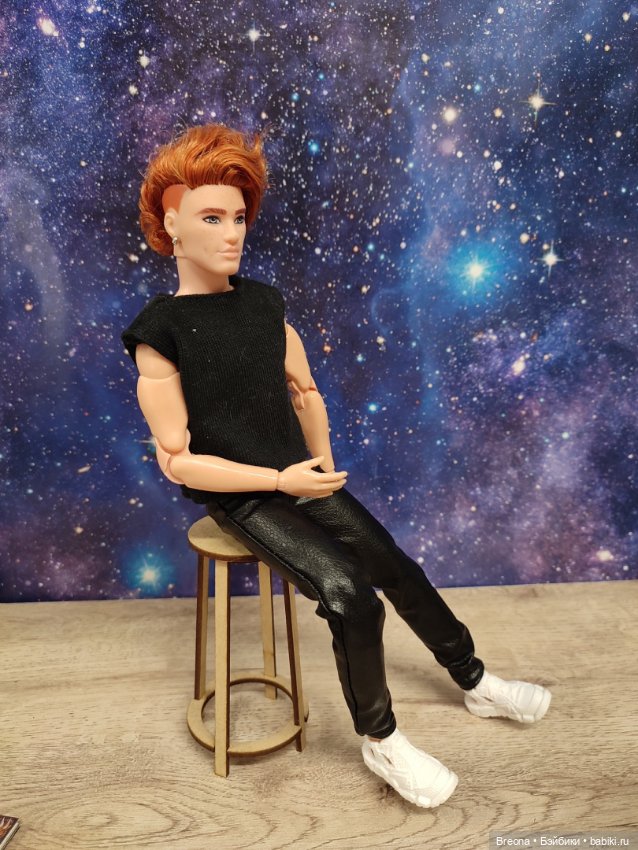 Круглый табурет 1:6 — Кукольная мебель (фото 5)