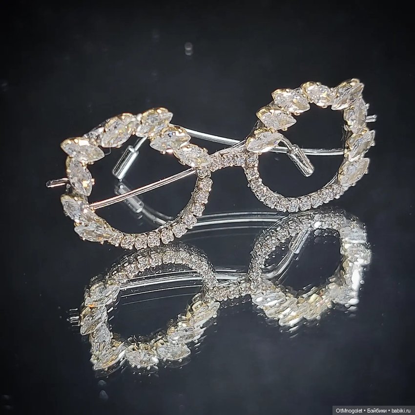 Очки с цирконие сложных форм (фото 8)