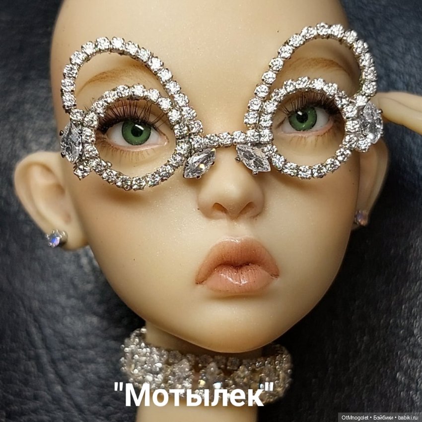 Очки с цирконие сложных форм (фото 2)