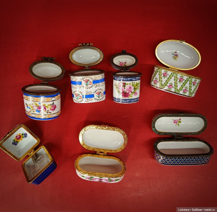 Шкатулки фарфор винтаж Европа (фото 3)