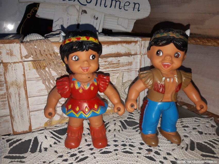 Резиновые индейцы — Винтажные куклы и игрушки детства (фото 4)