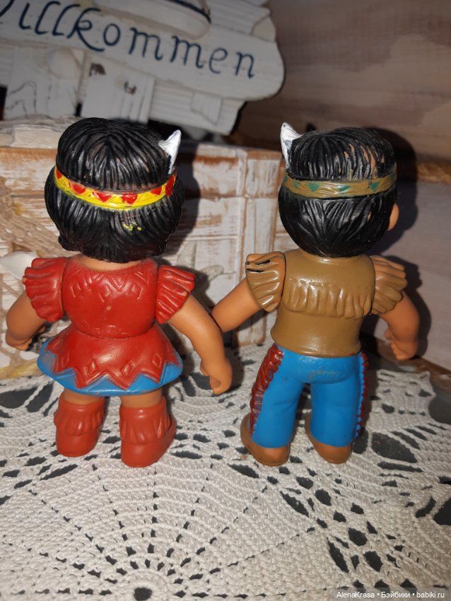 Резиновые индейцы — Винтажные куклы и игрушки детства (фото 3)