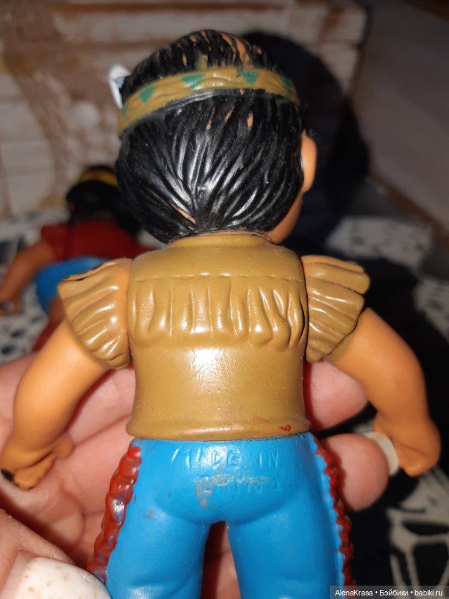 Резиновые индейцы — Винтажные куклы и игрушки детства (фото 5)