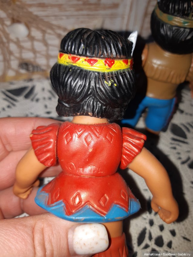 Резиновые индейцы — Винтажные куклы и игрушки детства (фото 6)