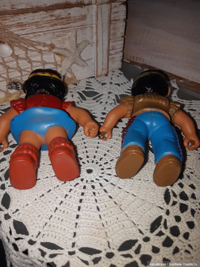 Резиновые индейцы — Винтажные куклы и игрушки детства (фото 2)