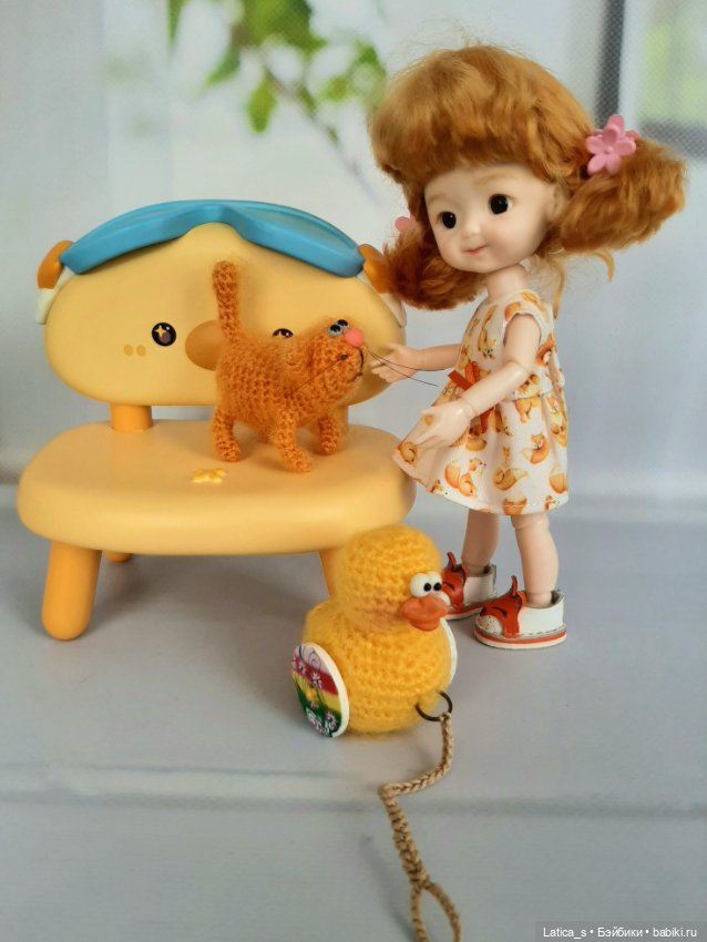 Стульчик уточка — Кукольная мебель (фото 7)