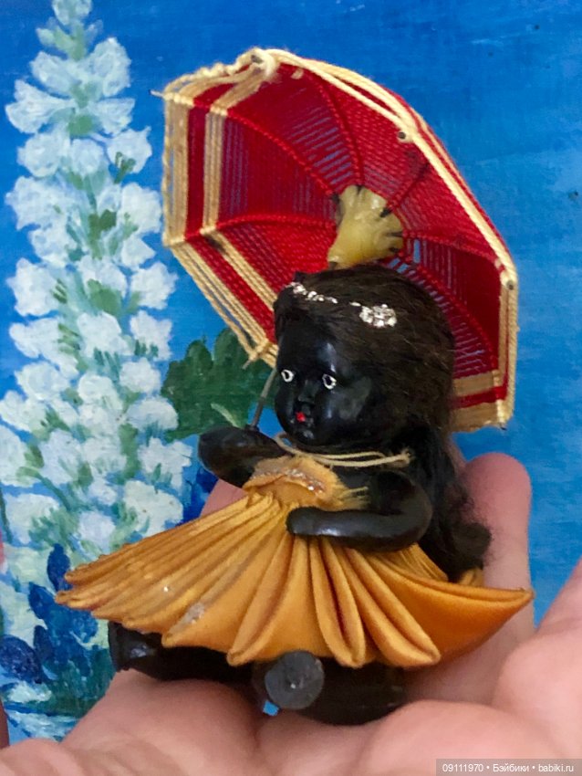 Малышка африканочка . Старинная. Редкая (фото 2)
