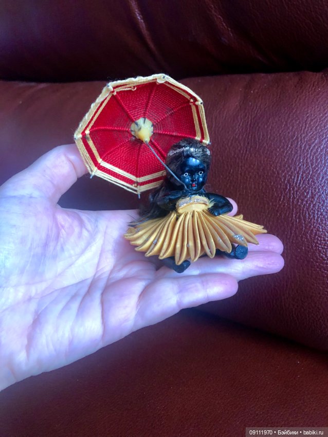 Малышка африканочка . Старинная. Редкая (фото 6)