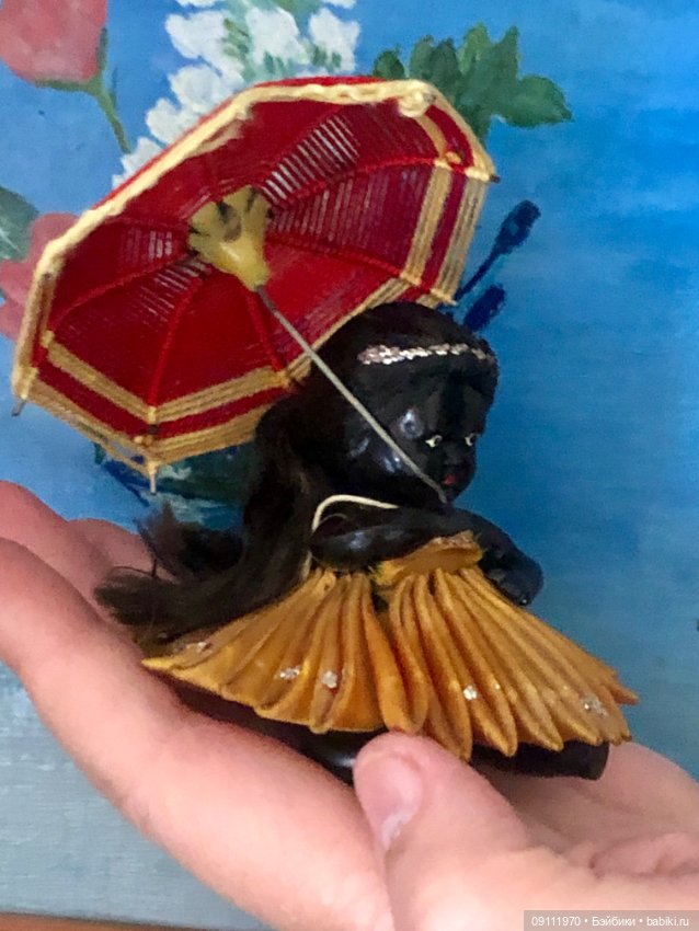 Малышка африканочка . Старинная. Редкая (фото 3)