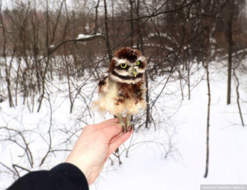Воробьиный сыч — Авторские игрушки (фото 3)