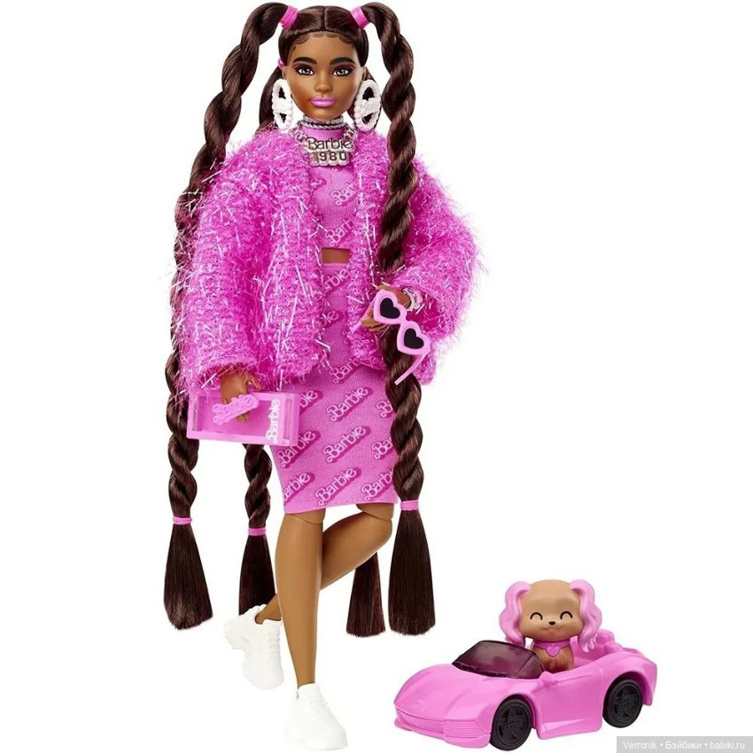 Barbie - Барби / Барби Экстра Барби Экстра - Брюнетка, длинные косички (фото 2)