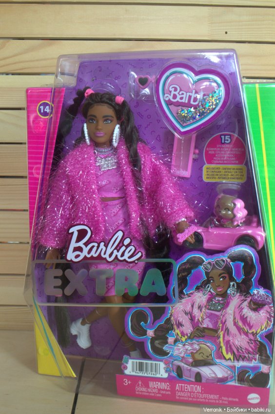 Barbie - Барби / Барби Экстра Барби Экстра - Брюнетка, длинные косички (фото 6)