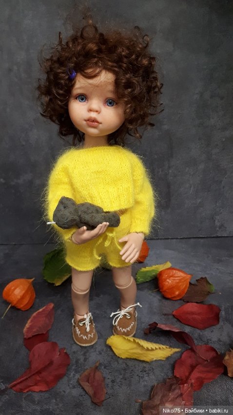 Комплект "Цыпленок" 9 (шапочка, кофточка, шортики)