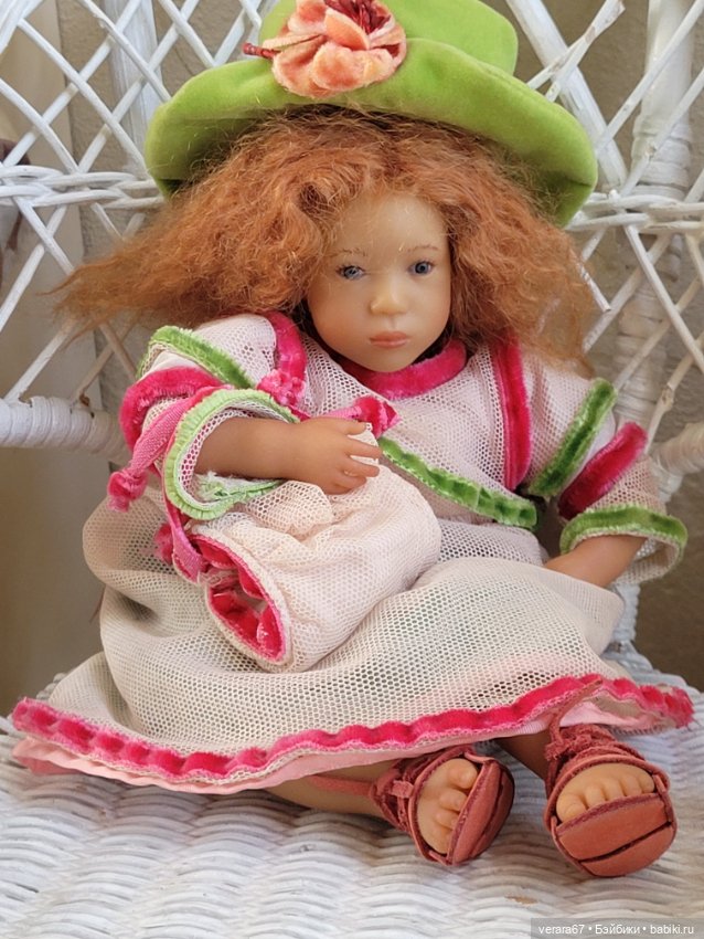 Малышка Mirte от Annette Himstedt. Club Mini 1999 год. Копия большой куклы (фото 9)