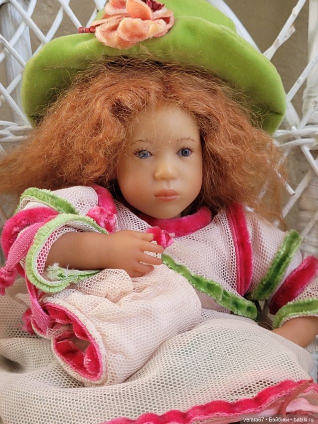 Малышка Mirte от Annette Himstedt. Club Mini 1999 год. Копия большой куклы (фото 8)