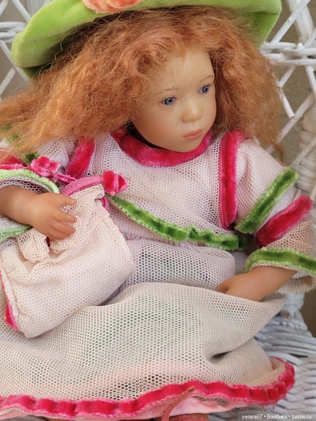 Малышка Mirte от Annette Himstedt. Club Mini 1999 год. Копия большой куклы