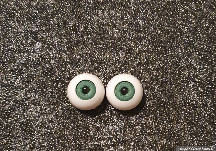 Глаза 18мм изумрудный цвет