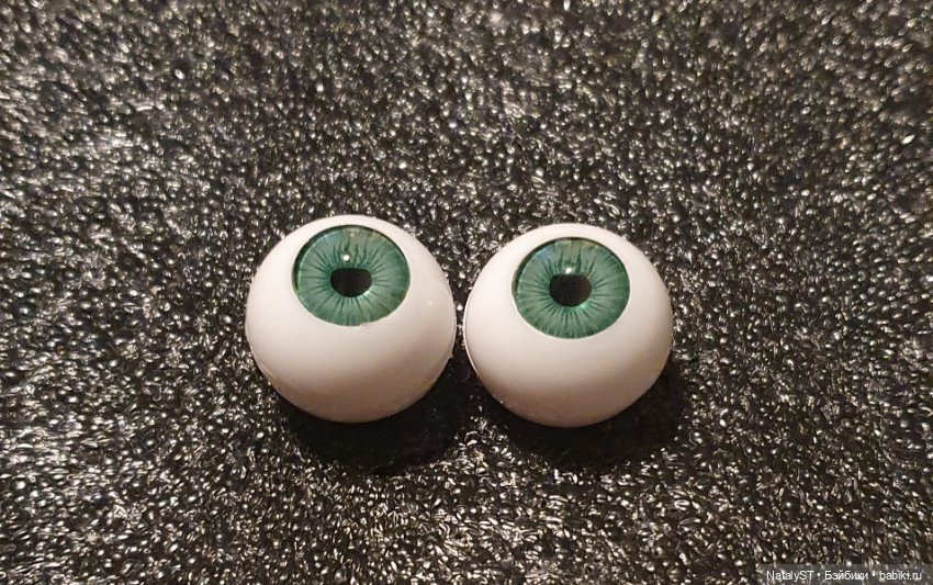 Глаза 18мм изумрудный цвет (фото 3)