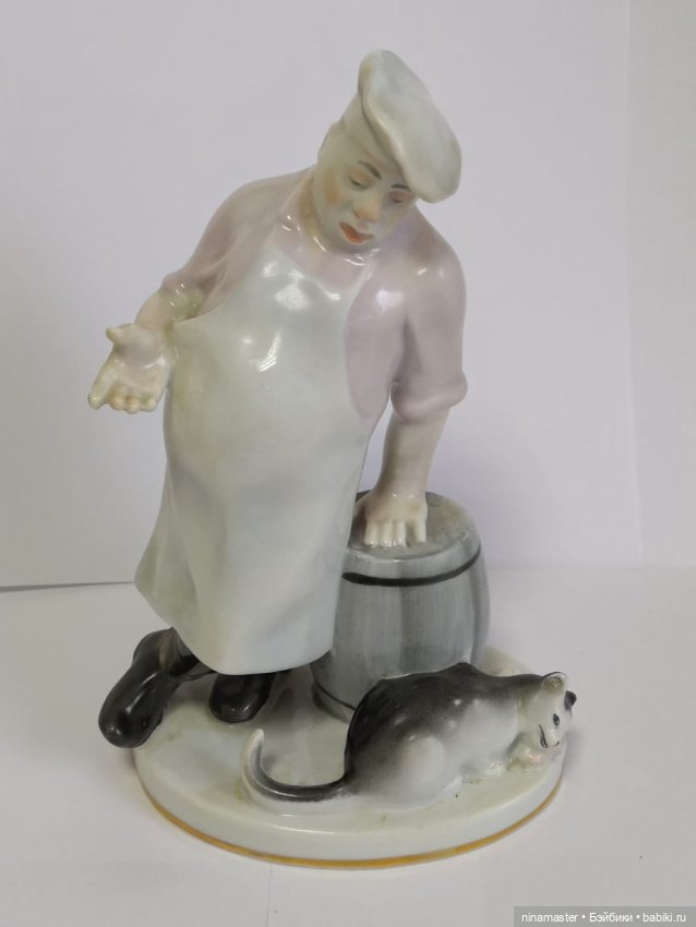 Статуэтка Повар и кот ЛФЗ (фото 3)