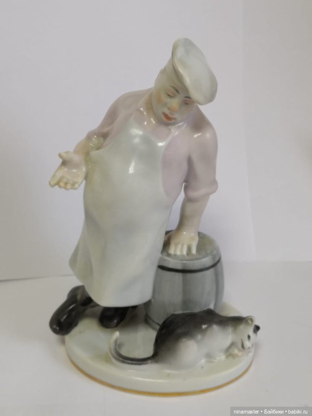 Статуэтка Повар и кот ЛФЗ (фото 5)