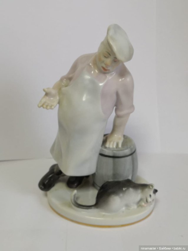 Статуэтка Повар и кот ЛФЗ