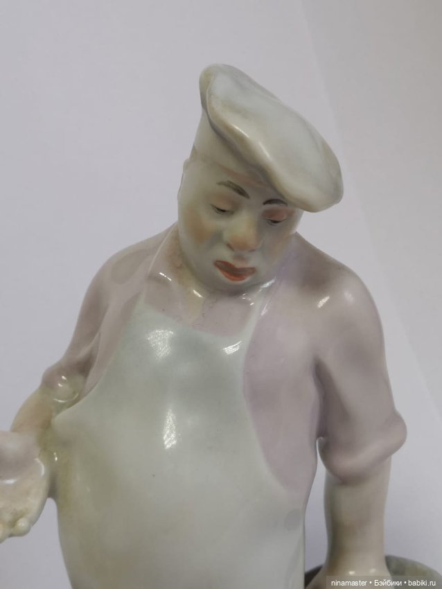 Статуэтка Повар и кот ЛФЗ (фото 2)