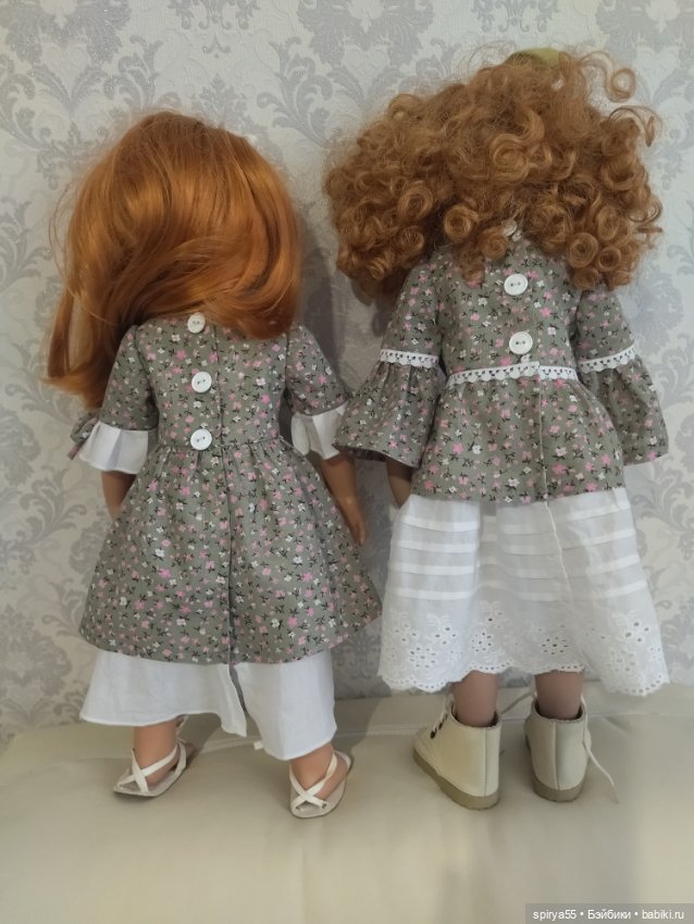 СКИДКА! Платье в стиле бохо для кукол Готц или Цвергназе (фото 5)