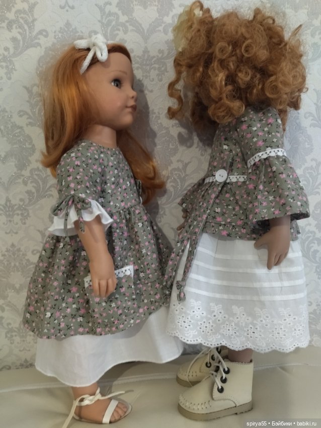СКИДКА! Платье в стиле бохо для кукол Готц или Цвергназе (фото 6)