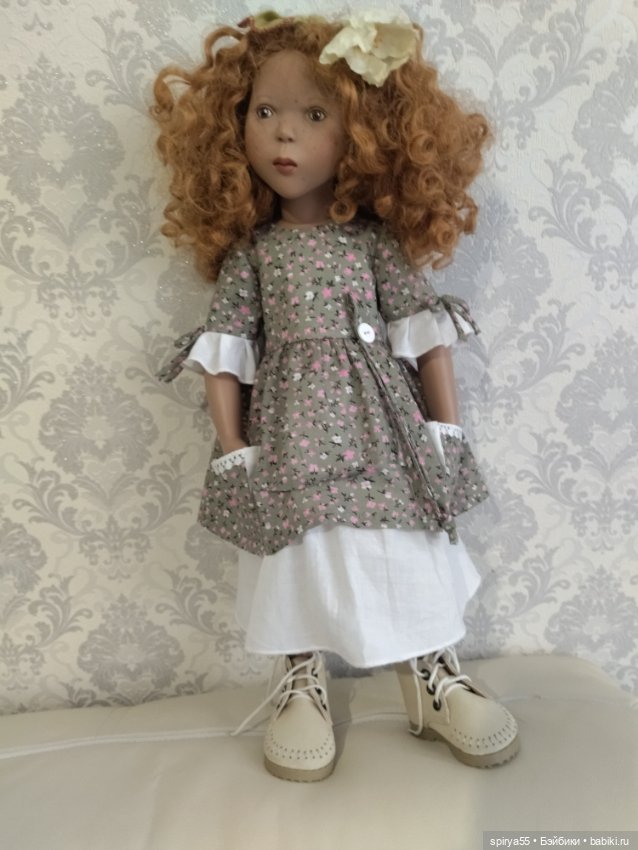 СКИДКА! Платье в стиле бохо для кукол Готц или Цвергназе (фото 2)