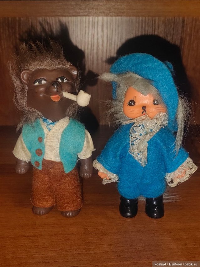 Игрушки ГДР Ёж с трубой,ёжик