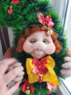 Новогодняя ёлочка ручной работы