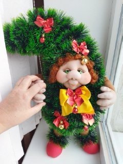 Новогодняя ёлочка ручной работы (фото 2)