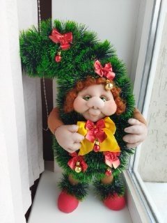 Новогодняя ёлочка ручной работы (фото 3)