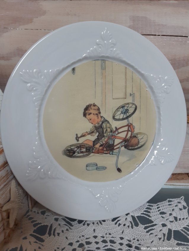 Декоративная тарелка — Аксессуары для кукольных фотосессий (фото 2)