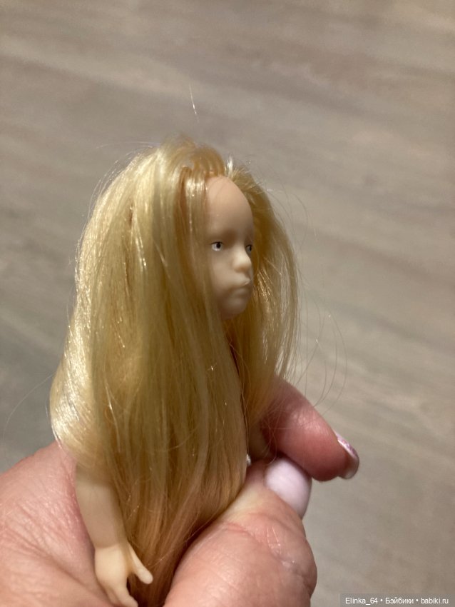 Минимир куколка малышка, прошиты волосики (фото 2)