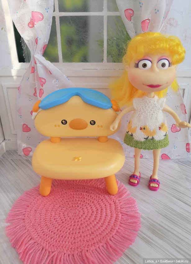 Стульчик уточка — Кукольная мебель